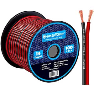 InstallGear Speaker wire for Klipsch | Easy Polarity Identification & Flexible