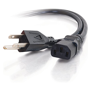 C2G Power Cord for Amplifier AC Power Connection 10FT